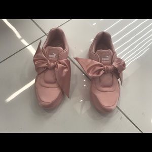 Pink Fenty Bow Sneakers